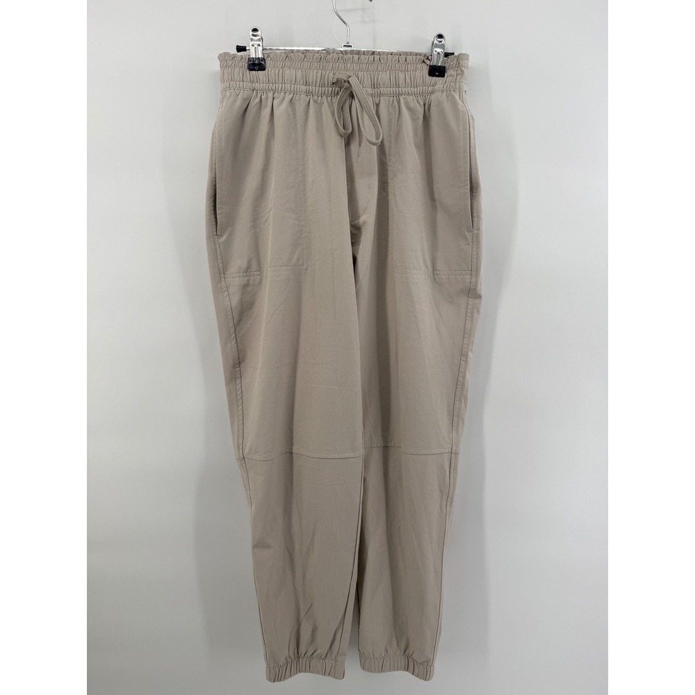 Abercrombie & Fitch Women Tan Khaki MotionTEK Jogger Pants Small short